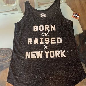 Home Free Born in NY Racerback Tank. NWT. Size S